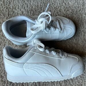 Puma Kids White Sneakers